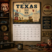 Eigen route 66 Vintage krijg je lol Kalender