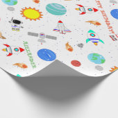 Eigen ruimte wit cadeaupapier (Hoek)