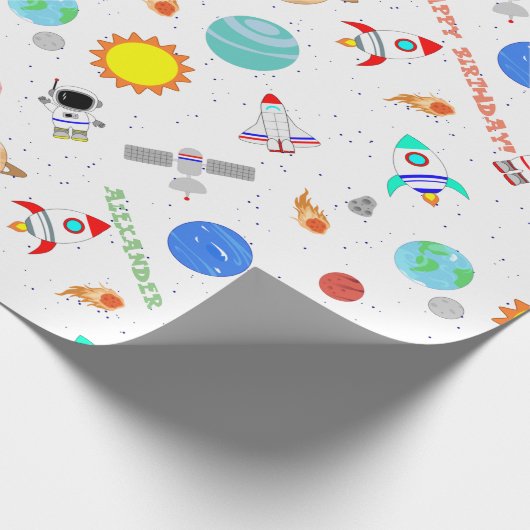 Eigen ruimte wit cadeaupapier (Hoek)