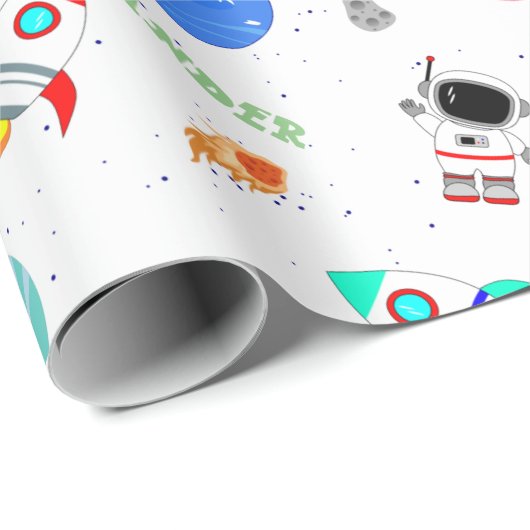 Eigen ruimte wit cadeaupapier (Rol Hoek)