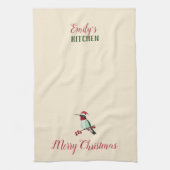 Eigen Santa Hummingbird Theedoek (Verticaal)