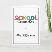 Eigen schoolconsultantsartikelen kaart (Voorkant)