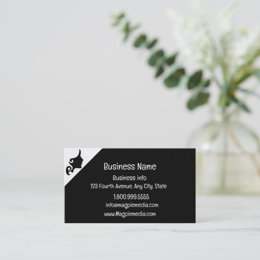 Eigen schoonheidslijst Estheticiaans Visitekaartje (Staand voorkant)