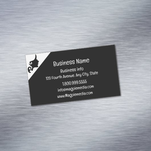 Eigen schoonheidslijst Estheticiaans Visitekaartje Magnetisch Visitekaartje (Voorbeeld)