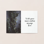 Eigen script goudfolie, gestroomlijnd design, beda folie kaarten (Binnen)