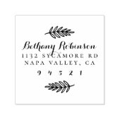 Eigen script Individuele naam Retouradres Zelfinktende Stempel (Design)