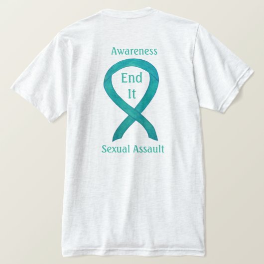 Eigen Shirten voor seksuele asbest T-shirt (Design achterkant)