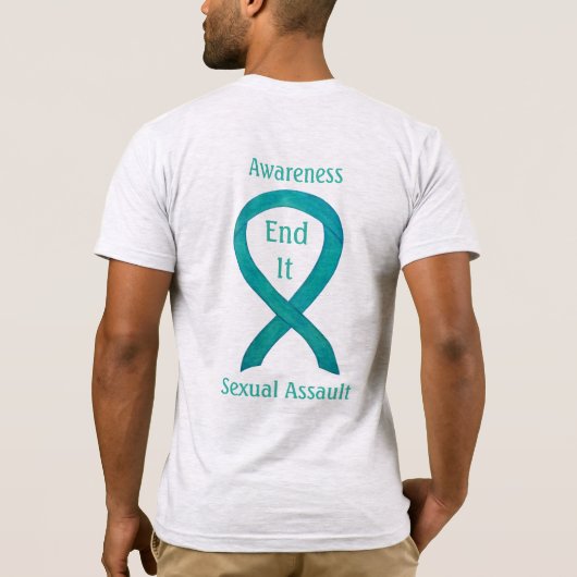 Eigen Shirten voor seksuele asbest T-shirt (Achterkant)