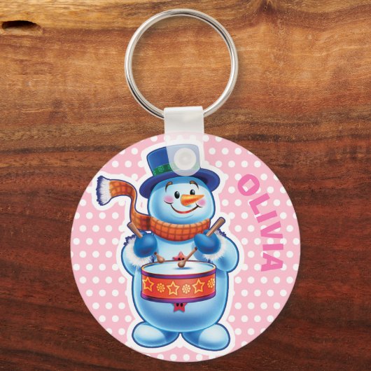 Eigen sleutelfiguren voor kerstmis. sleutelhanger (Voorkant)