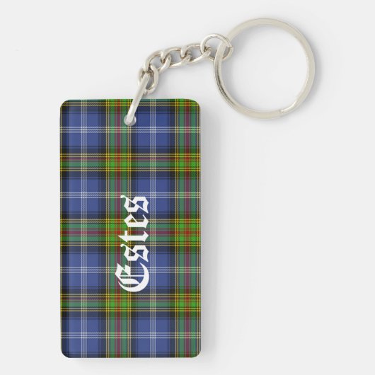 Eigen Sleutelhanger voor Tartan Pset (achterkant)