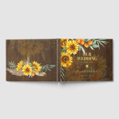 Eigen soonbloemen Pampas Grass Wedding Gastenboek (Volledig)