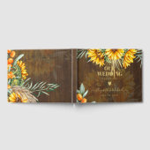 Eigen soonbloemen Pampas Grass Wedding Gastenboek (Volledig)