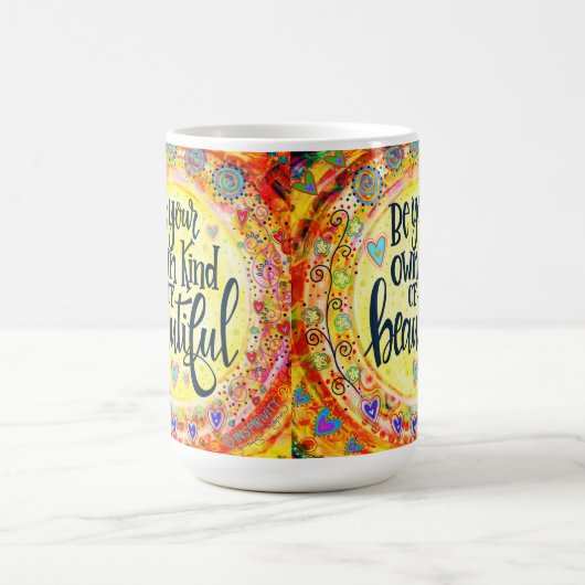 Eigen Soort Mooie Inspirativiteit Koffie Mok (Center)