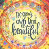 Eigen Soort Mooie Inspirerende Inspiratie Sticker (Voorkant)