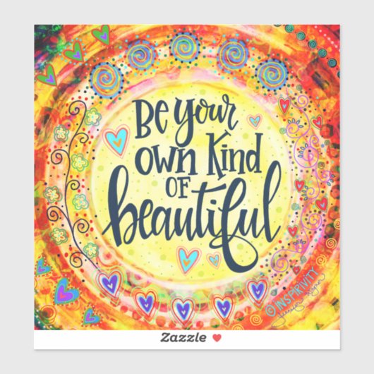 Eigen Soort Mooie Inspirerende Inspiratie Sticker (Vel)