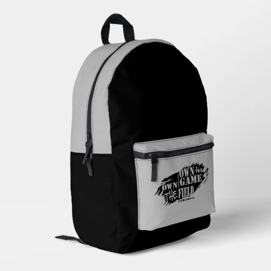 Eigen spel bedrukte rugzak (Achterkant Hoek Links)