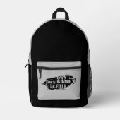 Eigen spel bedrukte rugzak (Voorkant)