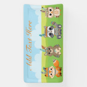 Eigen stamdieren spandoek (Verticaal)