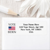 Eigen stembiljettenlabel etiket (Insitu)