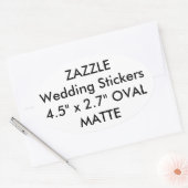 Eigen Stickers voor bruiloft (Envelop)