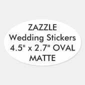 Eigen Stickers voor bruiloft (Voorkant)