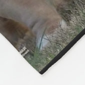 Eigen stier met hoofdfoto Memorial Fleece Deken (Hoek)