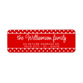 Eigen stijlvolle typografie Elegant Script Label (Voorkant)