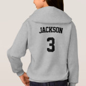 Eigen team, speler, nummer en kleur van Meisjes in (Achterkant)