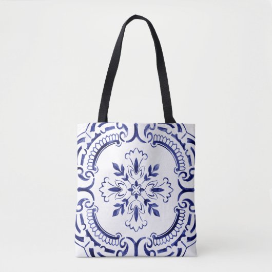 Eigen tegel van Portugal Tote Bag (Voorkant)