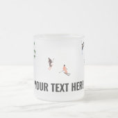 Eigen tekst Alpiene skiers Skiing Skier Ski Matglas Koffiemok (Center)