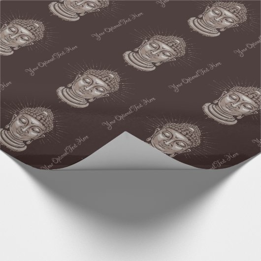 Eigen tekst Boeddha-verpakkingspapier Cadeaupapier (Hoek)