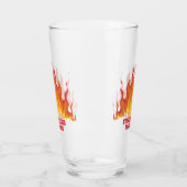 Eigen tekst Brandweerglas Glas (Links)