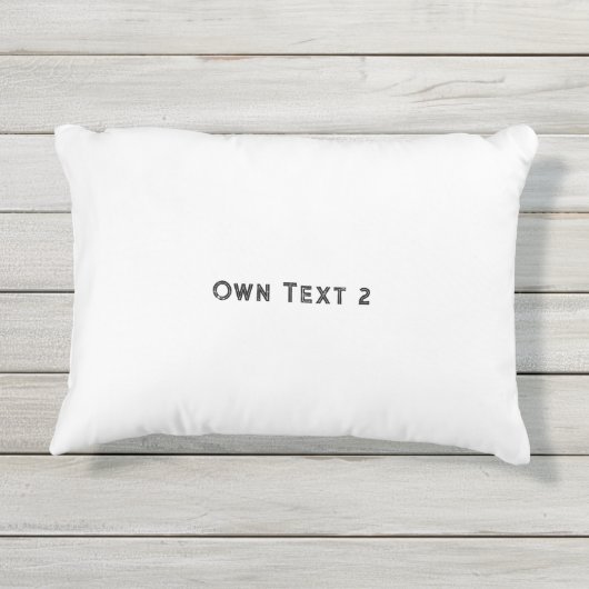 Eigen tekst Bruiloften Cadeaus & gunsten voor de P Buitenkussen (Achterkant)