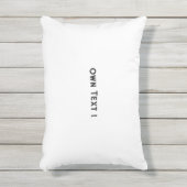 Eigen tekst Bruiloften Cadeaus & gunsten voor de P Buitenkussen (Voorkant (verticaal))