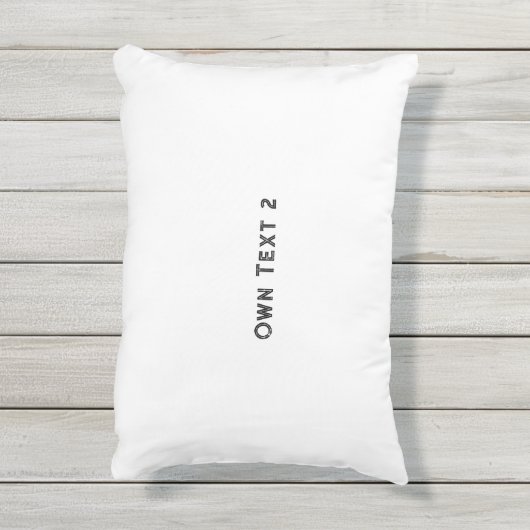 Eigen tekst Bruiloften Cadeaus & gunsten voor de P Buitenkussen (Achterkant (verticaal))