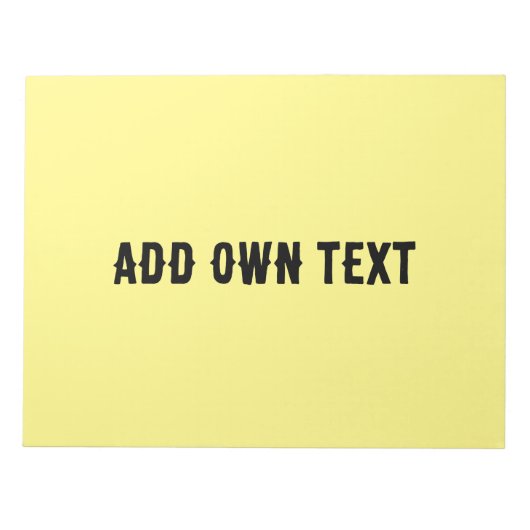 Eigen tekst Business Notitieboek Stijlvol briefpap Notitieblok (Voorkant)