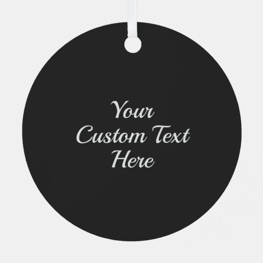 Eigen tekst Chicken Paella Metalen Ornament (Achterkant)