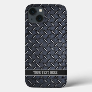Eigen tekst diamant Bord staal iPhone 6 hoesje