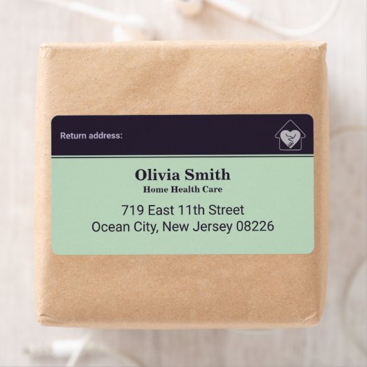 Eigen tekst en Logo voor gezondheidszorg Etiket (Insitu)