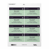 Eigen tekst en Logo voor gezondheidszorg Etiket (Full Sheet)