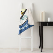 Eigen tekst en naam SNOWBOARDER Sherpa Deken (In situ)