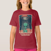 Eigen tekst en naam UFO Alien T-shirt (Voorkant)