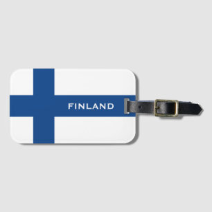 Eigen tekst FINLAND Bagagelabel