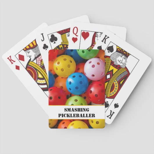 Eigen tekst Kleurrijke handpalmen Pokerkaarten (Achterkant)