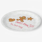 Eigen tekst op wit papieren bordje (Gekanteld)