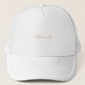 Eigen Tekst polyester Creëer logo design text-pet  Trucker Pet (Voorkant)