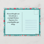 Eigen tekst Rode Pickleballen, 🎄 kerst Briefkaart (Achterkant)