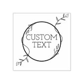 Eigen tekst Rubber Stempel (Afrduk)