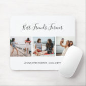 Eigen tekst toevoegen Aangepast 3 Fotocollage Mous Muismat (Met muis)