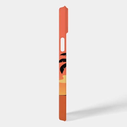 Eigen tekst Tropische Island Sunset Case-Mate iPhone Case (Achterkant / Rechts)